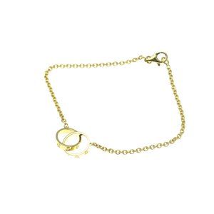 CARTIER 18k Yellow Gold Love Charm Bracelet